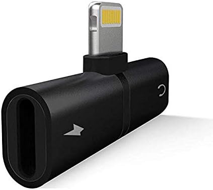 Yzibei Compatible Music Control Charge Function At The Same Time Lightning Splitter Adapter For IPhone X/8/7. Double Lightning Ports For Dual Lightning Headphone Audio & Charge Adapter