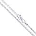 Sterling Silver Diamond-Cut Rope Chain 2mm Solid 925 Italy New Necklace 20