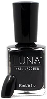 Blackest Heart - Dark Collection Black Shimmery Glossy Vegan Cruelty-Free 10-Free Natural Nail Polish Lacquer Vernes Esmalte