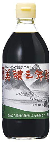 内堀醸造 美濃三年酢 500ml 穀物酢 粕酢 かす酢 調味料 内堀 酢 赤酢 ビネガー