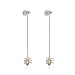 WOSTU Crystal Drop Earrings Sterling Silver CZ Queen Bee Dangle Earrings Hypoallergenic Fashion Earrings