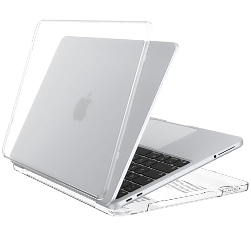 eleger Case Compatible with MacBook Neo A18 Pro A3404 13 inch 2026 Release, Shiny Protective Case for Mac Book Neo 13 inch, Crystal Clear