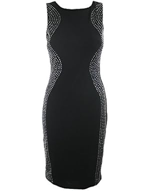 Womens Sheath with Beading Dress