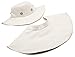 Bienvenu Women Big Brim Summer Sun Hat, Foldable UPF 50+Wide Brim Sun Visor,Breathable Beach Gardening Caps,Beige