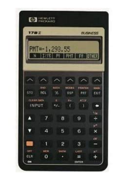 HP 17BII+ Business Financial Calculator, Black