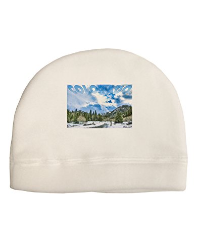 TooLoud El Dora CO with Text Child Fleece Beanie Cap Hat