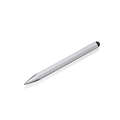 Just Mobile AluPen Pro Stylus and Ink Pen for iPhone, iPods, iPads and More - Silver (AP-858)
