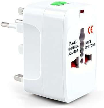 Universal World Wide Travel Charger Adapter Plug, White