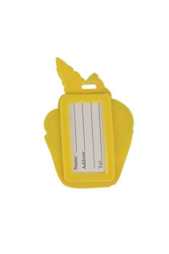 Unique Luggage Tag Travel Suitcase Bag Identify Label with Steel Loop (Candy-3Pack)