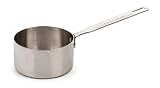 RSVP International Endurance (MEA-200) Measuring Pan Scoop, 2 Cups, Stainless Steel