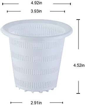 LBZB Garden Plastic Net Cups Pots, Net Slit Pots for Hydroponic- Aeroponic