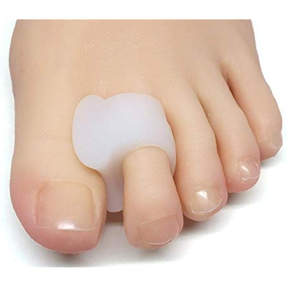 Pack 4 Toe Separators Spreaders Bunion, Overlapping Toes Drift Pain Pads (White) eBay