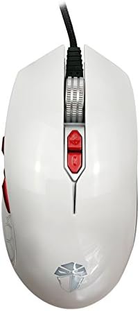 LUOM 710 Gaming Mouse,8 Programmable Buttons,6 Adjustable DPI Levels,2800 DPI,16.8 Million Colorful RGB LED,Used For Games And Office (white)
