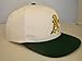 MLB Oakland Athletics Retro White 2 Tone Snapback Cap Old School