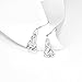 Claddagh Celtic Dangle Earrings Sterling Silver Irish Celtic Knot Jewelry for Women Girls
