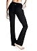 Yogipace, Side Pockets, 27″/29″/31″/35″/37″ Inseam Women’s Bootcut Yoga Pants Workout Pants Long Bootleg Flare Pants, 27″, Black Size Mthumb 2