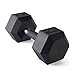 CAP Barbell 12-Sided Coated Dumbbell with Chrome Handle, Pair, 35 LB