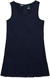 French Toast Pleated Hem Jumper Girls Navy 6X