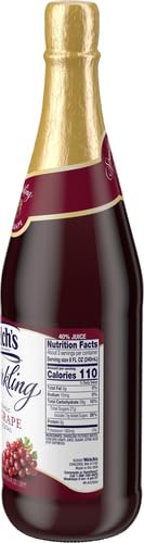 WELCH’S SPARKLING, RED GRAPE, 750 ML BOTTLE