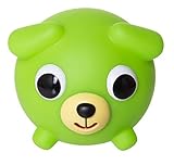 Jabber Ball Japan Oshaberi Doubutsu Talking Animal by Sankyo Toys - Borukuma Stress Relievers Squishy Ball - Neon Green Dog
