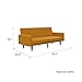 DHP Paxson Futon, Mustard