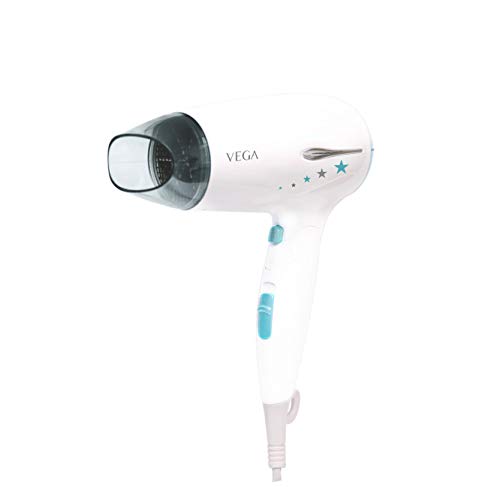 VEGA Insta Wave Foldable Hair Dryer With Cool Shot Button & 3 Heat/Speed Setting VEGA Insta Wave Foldable Hair Dryer With Cool Shot Button & 3 Heat/Speed Setting