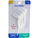 Dentek Brush Picks 8 Brushes Per 1 Pack by DENTEK