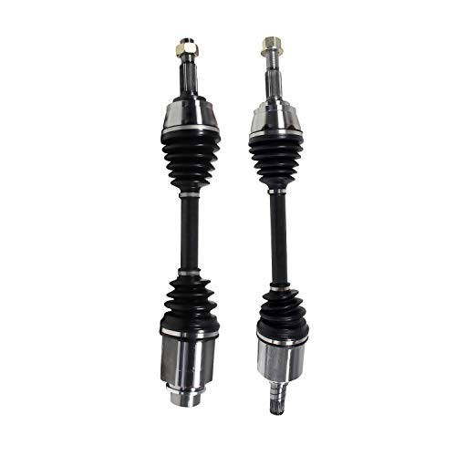 CV Joint Axle Assembly Front Pair Set of 2 CV Axles Fit Nissan Murano S SE Sport AWD 3.5L V6 03-07 Replacement No. NCV53600 NCV53599