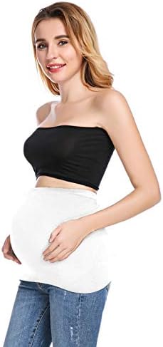 Peauty Belly Band for Pregancy Extender Strechy Belt of Pants for All Stages of Pregnancy