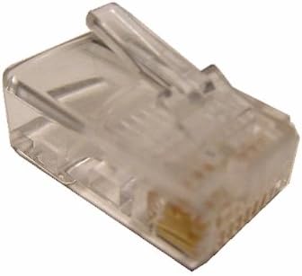 Calrad 72-497R-10 CAT5e Modular Plug for Round Cable