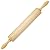 Rolling Pin - Classic Wood - Ideal for Baking Needs - Professional Dough Roller - Used by Bakers & Cooks for Pasta, Cookie Dough, Pastry, Bakery, Pizza, Fondant, Chapati - 16.5 inches by 2.2 inches