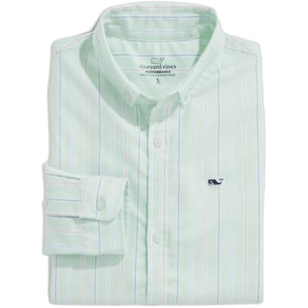 Amazon.com: vineyard vines Boys Stripe Oxford Whale Button