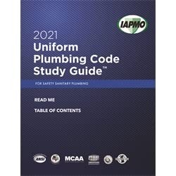 2021 Uniform Plumbing Code Research Information