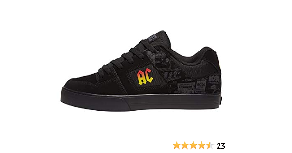 DC Zapatillas de Skate Pure para Hombre, AC/Dc Black/Dk Grey, 15 US :  Amazon.com.mx: Ropa, Zapatos y Accesorios