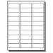 FBA Laser/Ink Jet Labels, for Bar Code, Asin #, Box Labels, Pallet Labels (50 Sheets 30 Up Labels = 1500 Labels)