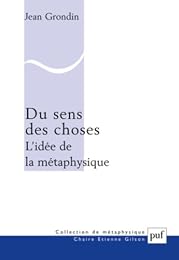 Du sens des choses