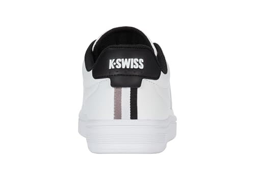 Kswiss Men's Court Shield Ii,Wht/Blk/Decmbrskygry,41,5EU 3
