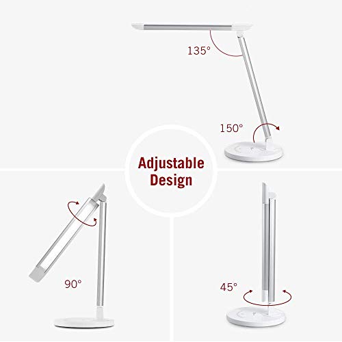 TaoTronics LED Desk Lamp Eyecaring Table Lamps, Dimmable Office Lamp