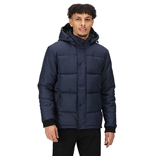 Regatta Homme Farren Baffled Quilted Jackets, Navy, 3XL EU