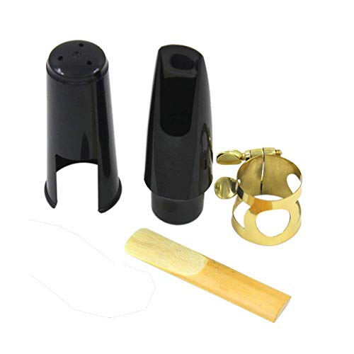 StyleZ Alto Saxophone Mouthpiece Kit Saxophone Parts Accessories with Head,Cap and Reed