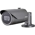 Wisenet QNO-8080R 5 Megapixel Outdoor Network Camera - Bullet - 98.43 ft Infrared Night Vision - H.265, H.264, MJPEG - 2592 x 1944-3.20 mm Zoom Lens - 3.1x Optical - CMOS - Pole Mount, Box Mount