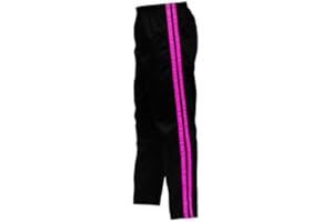 ULTIMATE FIGHT GEAR UFG - Martial Arts Striped Karate Pants Cotton & Polyester Blended - Kids Adults Unisex