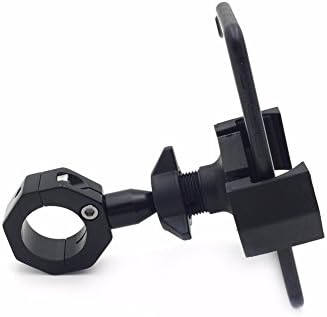 SEMT- Universal 1.25" 1-1/4" Motorcycle Bicycle Handlebar Phone Mount 360 - Cell Phone Holder/GPS Holder- Compatible With Harley Honda Kawasaki Suzuki Yamaha BMW Ducati [B074MK7ZTS]