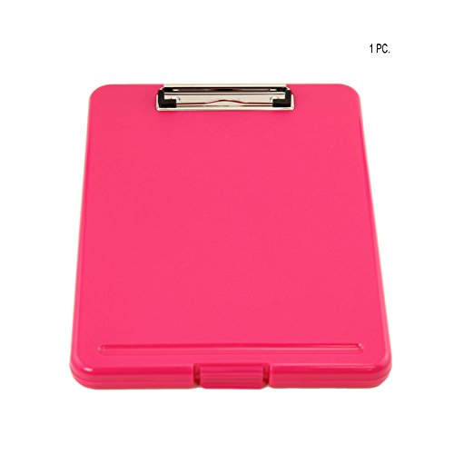 Adorox Legal Size Slim-case Storage Clipboard Pink Plastic Storage Clipboard for Students, Teachers, Sales, Utility, Industrial, Office Professional (Pink)) - Thumbnail 5
