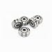 Podoy 10 Pcs Metal Shielded Deep Groove Radial Ball Bearing for 625 ZZ 5mm x 16mm x 5mm