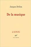 De la musique (L'infini) (French Edition) by 