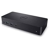 DELL D6000 With USB 3.0 (3.1 Gen 1) Type-C Black - Docking (Wired, USB 3.0 (3.1 Gen 1) Type-C, USB Type-A, USB Type-C, 10,100,1000Mbit / s, Black, 3840 x 2160 pixels)