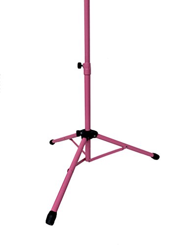 Tetra-Teknica EMS-04-P Portable Folding Sheet Music Stand with Carry Bag, Color Pink