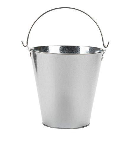 3 Round+Galvanized+Buckets+Centerpiece+100+Ounce