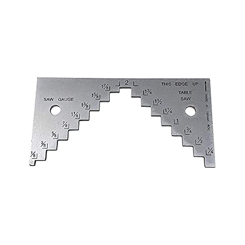 TOFL Table Saw, Circular Saw Depth Gauge Step Gauge for Setting